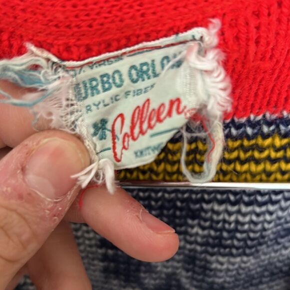 Women's 1960's Colleen Knitwear Corp. Knit Sweater Vest Size M - Picture 3 of 3